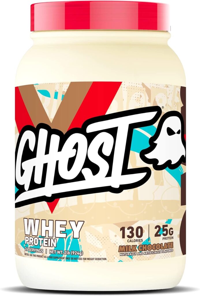 GHOST Whey Protein Powder, Chips Ahoy - 2LB Tub, 25G of Protein - Chocolate Chip Cookie Flavored Isolate, Concentrate  Hydrolyzed Whey Protein Blend