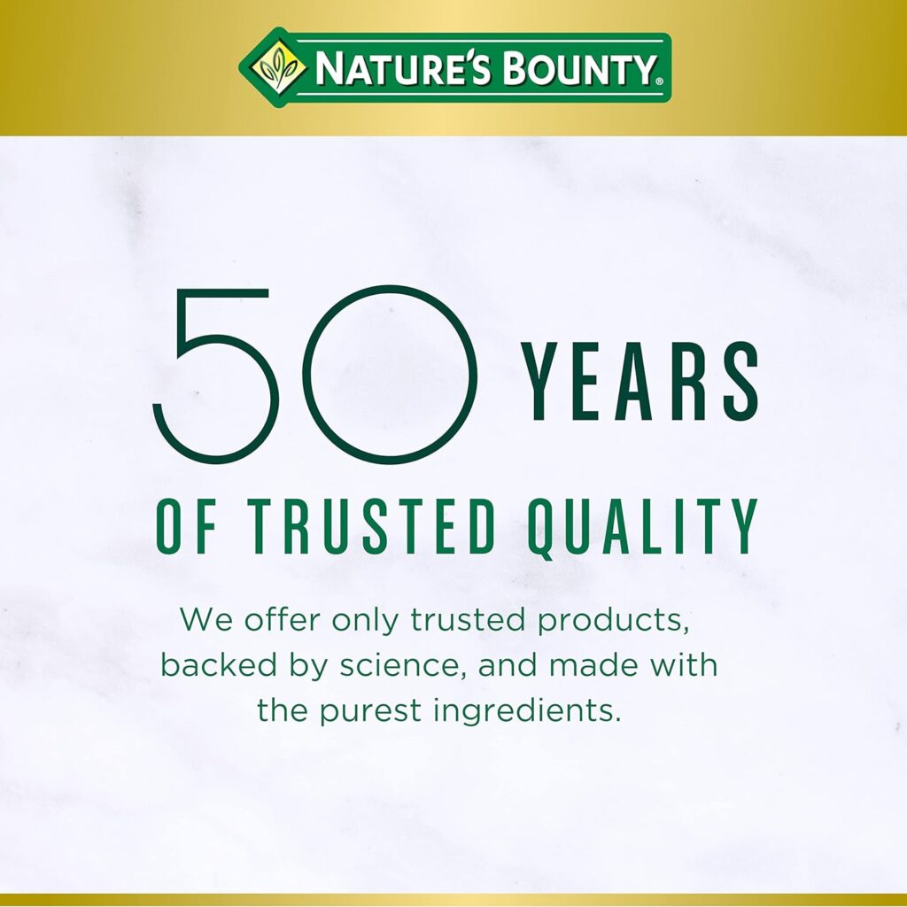 Natures Bounty Zinc 50mg, Immune Support  Antioxidant Supplement, Promotes Skin Health 250 Caplets