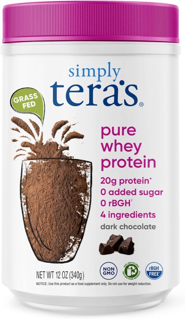 Teras Whey Protein, Dark Chocolate, 12 oz