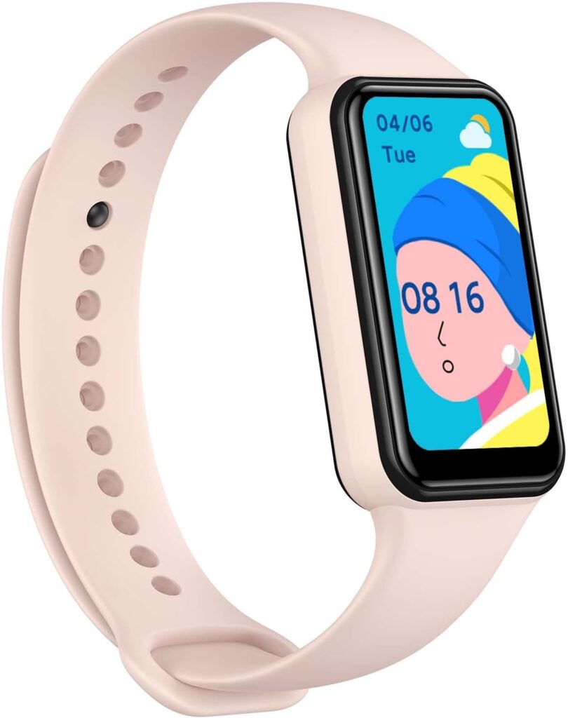 Amazfit Band 7 Fitness  Health Tracker for Women Men, 18-Day Battery Life, ALEXA Built-in, 1.47”AMOLED Display, Heart Rate  SpO₂ Monitoring, 120 Sports Modes, 5 ATM Water Resistant, Pink (Renewed)