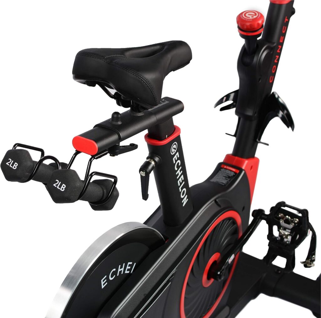 Echelon Smart Connect Fitness Bike, Red (Renewed Premium) (ECH01-EX3-RED-CR)